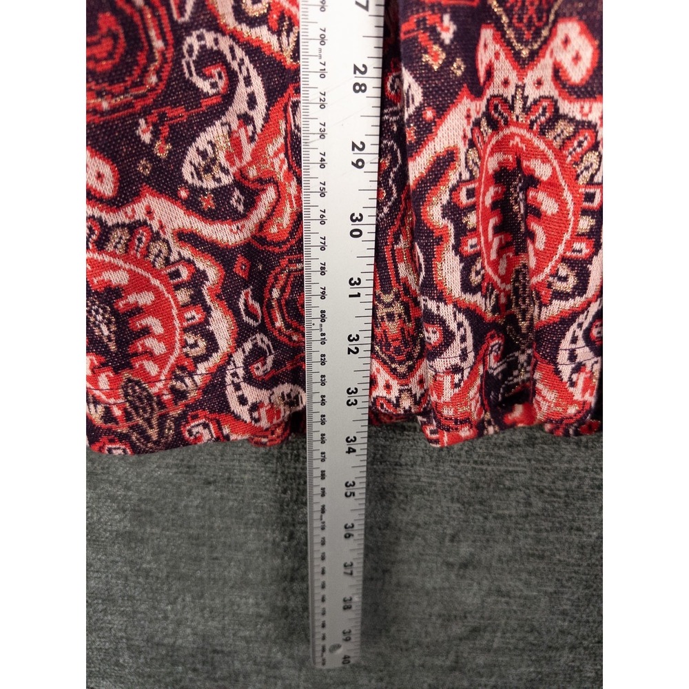 Maeve Anthropologie Dress Womens S V Neck Paisley Boho Belted Ruffle Short - Picture 8 of 8